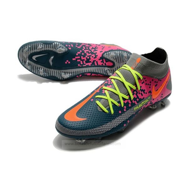 Nike Phantom Generative Texture Elite DF FG Azul Gris Rosado